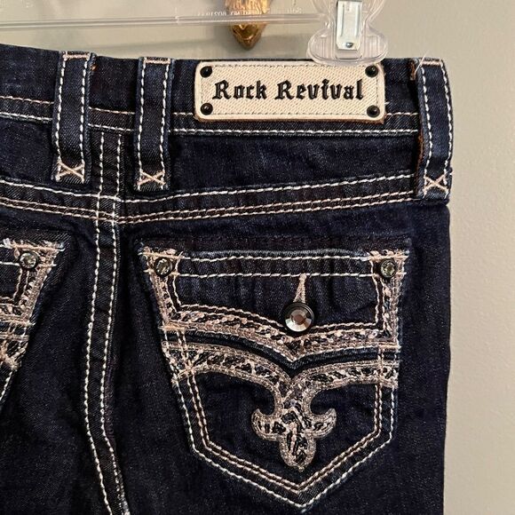 NEW Rock Revival Original Denim Jean Skirt Made from Jeans Size 25 Waist - Picture 4 of 4